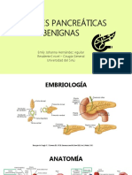 Lesiones Pancreáticas Benignas