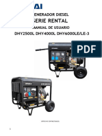 Hyundai Generadores Dhy Rental Instrucciones