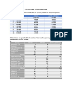 Ejercicios Sobre Estados Financieros