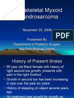 Extraskeletal Myxoid Chondrosarcoma