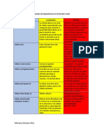 Elementos de Importancia en El Funcionamiento Renal