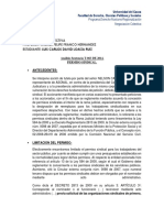 Analisis Sentencia T-063 2014
