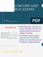 Oscilloscope and Its Applications: Taif Aied Faisal M.Sc. Laser and Optoelectronics Engineering