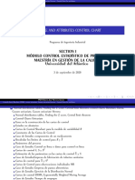 Section I - Control chart for variables and attributes