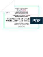 Community Engagement, Solidarity and Citizenship: "TNHS: The Fountain of Wisdom" Humanities and Social Sciences