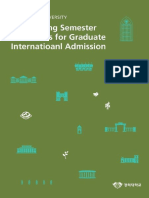 2022 Spring Semester Guidelines for Graduate International Admission (en)