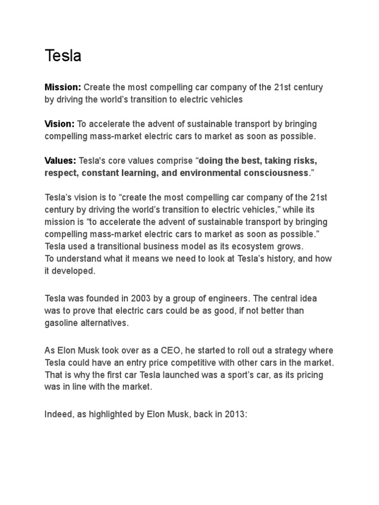 Tesla | PDF