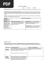 Download Informational Text Features Lesson Plan by jray427 SN53558185 doc pdf