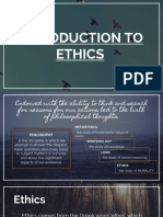 Introduction To Ethics