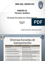 Diversas Escuelas de Interpretación Jurídica