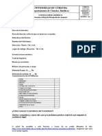 DCJU-004 Formato U Hoja de Recepción de Asesoría. Ok