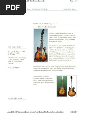 Fender Coronado
