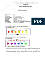 Cuestionario de La Actividad El Circulo Cromatico 26.08.2021