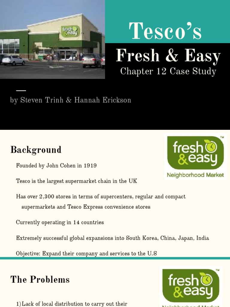 tesco international expansion case study