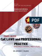 Cmpe 30202 - Cpe Laws and Professional Practice