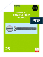 Herramienta Consumible Tornillo Ranura Cruz Plano