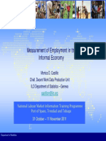 Measurement of Employment in The Informal Economyy