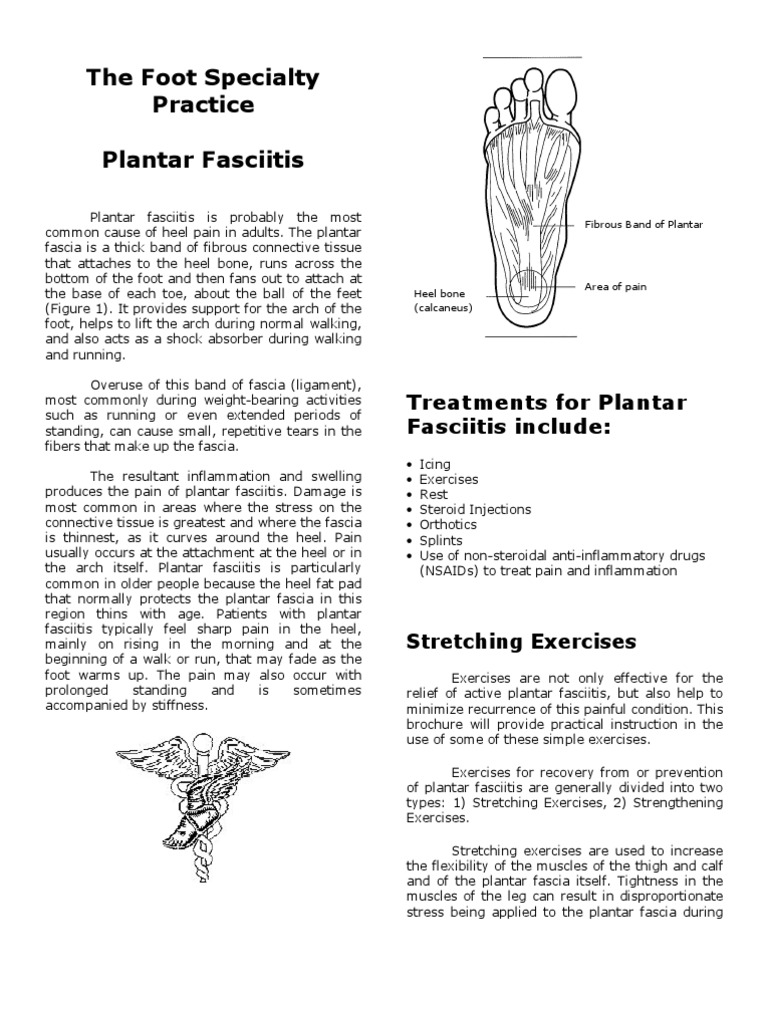 The Foot Specialty Practice Plantar Fasciitis | PDF | Human Leg | Lower ...