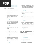 Traffic Engineering Answer Key