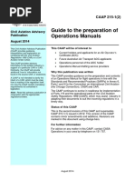 Guide To The Preparation of Operations Manuals