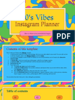 70's Vibes Instagram Planner by Slidesgo