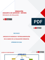 Análisis de Evidencias y Retroalimentación en El Marco de La Evaluación Formativa