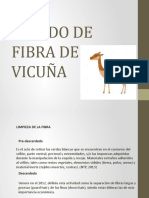 LAVADO DE FIBRA DE VICUÑA H