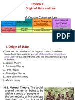 Origin of State and Law