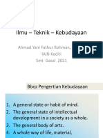 12 Dan 13 Ilmu - Teknik - Kebudayaan