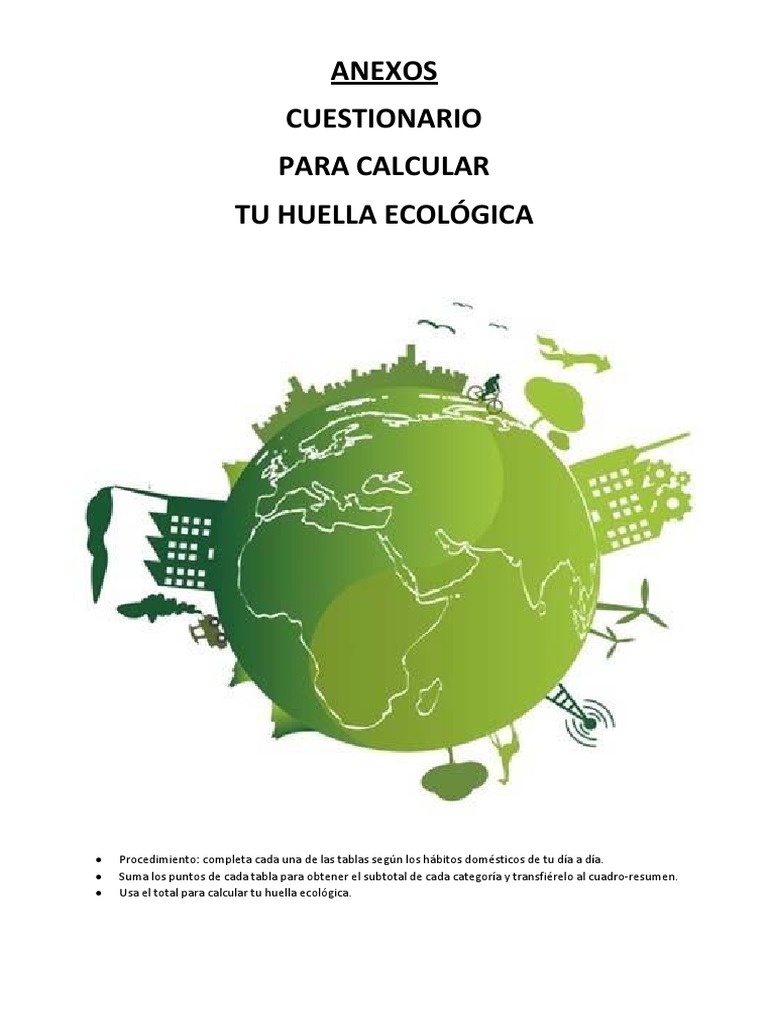 Calcula tu Huella Ecológica Fácilmente | PDF