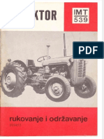 Uputstva Za Rukovanje I Odrzavanje Traktora Imt 539