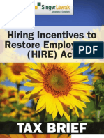 April 2010: Hiring Incentives To Restore Employment (HIRE) Act