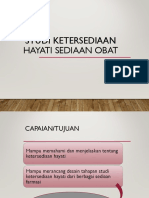 Materi 4. Studi Ketersediaan Hayati Sediaan Obat - 2021