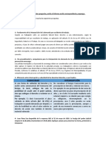 Informe - Escrito Procesal Laboral