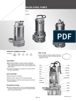 Sa Series: Submersible Stainless Steel Pumps