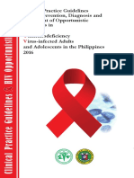Clinical Practice Guidelines Prevention Diagnosis Treatment Hiv Philippines 2016