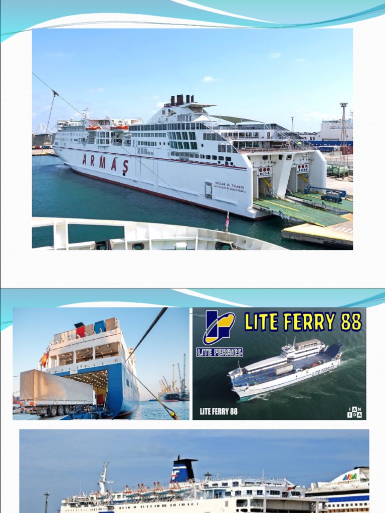 Types and Operations of Ro-Ro Ships | PDF | Ships | Cargo