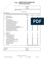 Inspection Checklist: Control Gear Stage 2