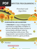 Computer Programming 1 Flowchart and Algorithm