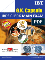 Static GK Capsule For Ibps Clerk Mains-Team Mme