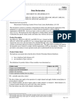 Data Declaration: Safety Systems. The Hardware Has Been Subjected To A Failure Modes and Effects Analysis (FMEA)