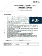 Job Application Form (Admin Posts)