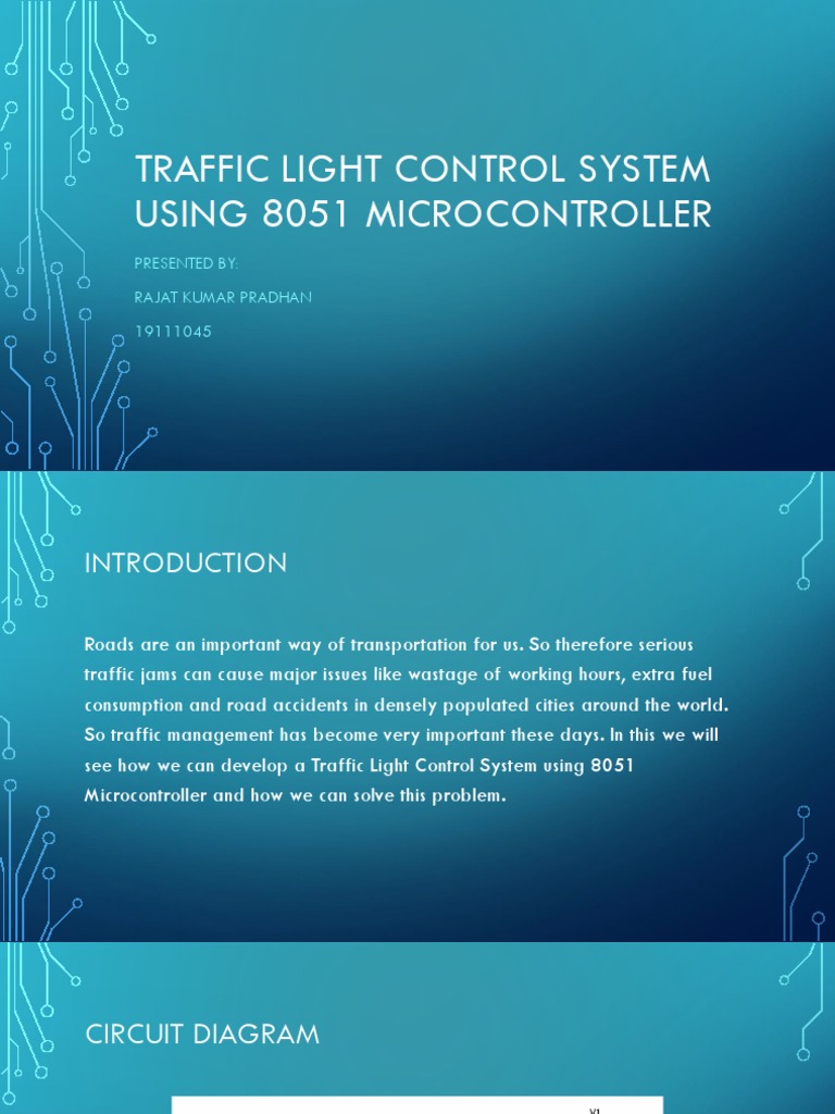 Taffic Light Control System Using 8051 PDF Information And