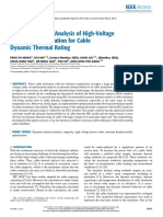 Dynamic Thermal Analysis of Cable Insulation Improves Dynamic Rating Accuracy