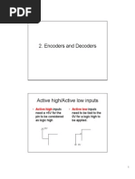 Encoders and Decoders