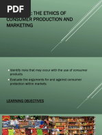 Chapter 6 The Ethics of Consumer Production and Marketing