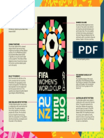 2023 Fifa Women's World Cup Brand Identity Infographic