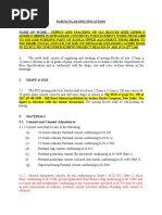 Particular Specifications Ilcb