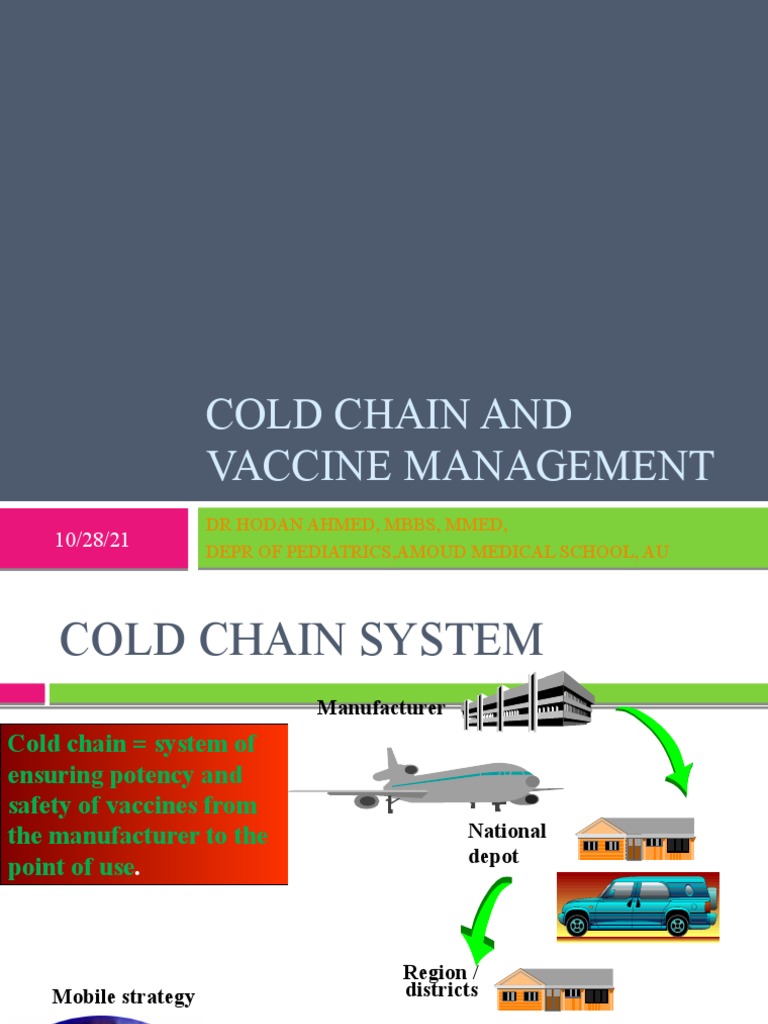 Cold Chain & Vaccine Management Guide | PDF | Refrigerator | Vaccines