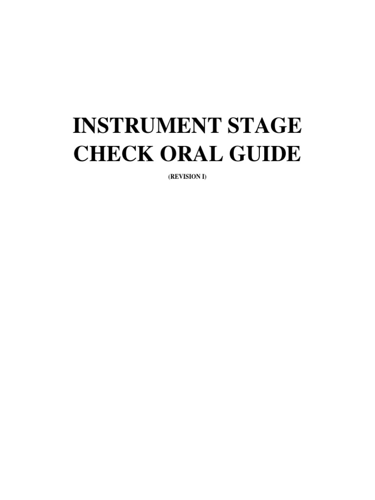 IFR Flight Operations and Requirements Guide | PDF | Instrument Flight ...